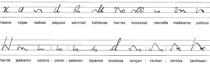 Esimerkkisanoja 3